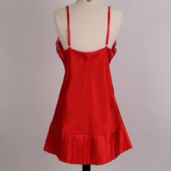 ❄ Vtg Lady Cameo NWOT Lace Red Babydoll Nightgown Sexy Chemise Negligee Lingerie - Picture 6 of 9